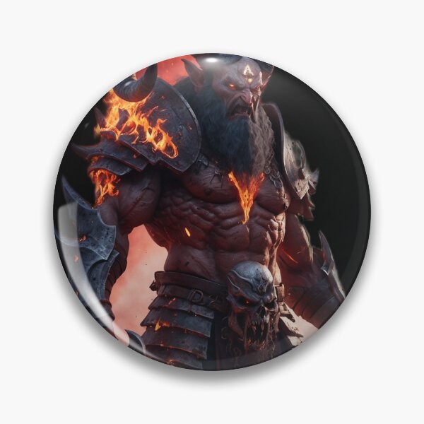 Item preview, Fiery warlord of the underworld. designed and sold by AJTees99.