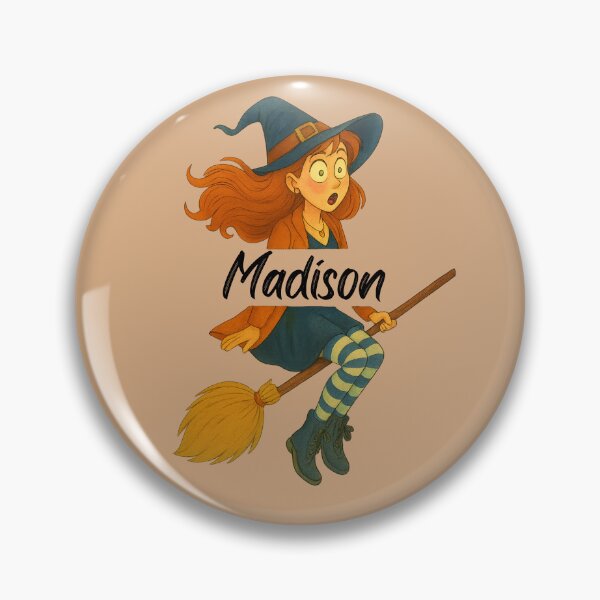 Artikelvorschau, Madison Name Customized Halloween Süße Hexe entworfen und verkauft von Our Bible Journey.
