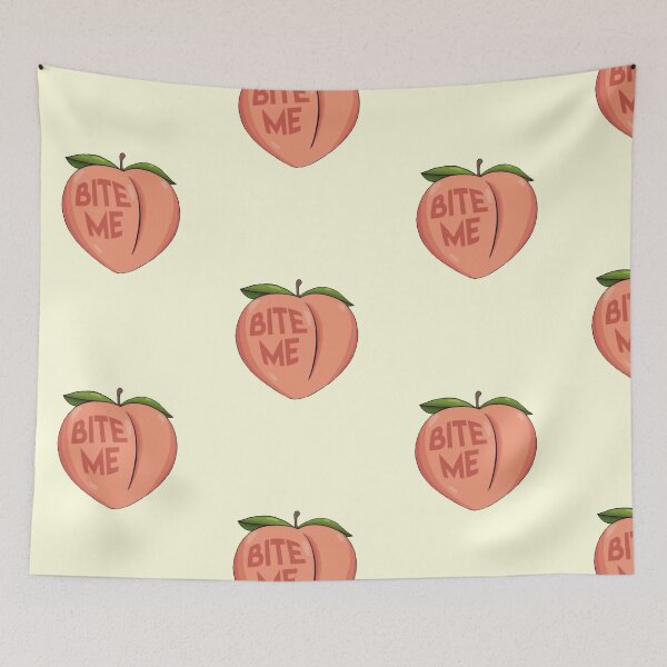Item preview, Bite me - Peach designed and sold by Shosho133.