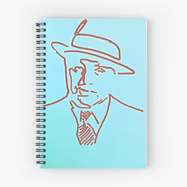 Item preview, Capone Red on Blue  designed and sold by SJHorsfall.