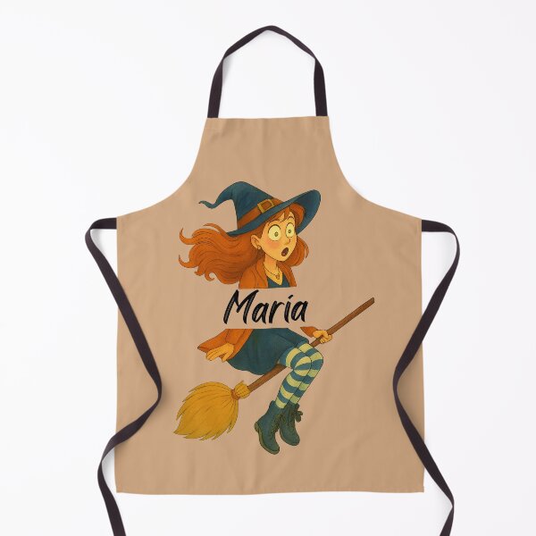 Item preview, Maria Name Customized Halloween Cute Witch designed and sold by Our Bible Journey.
