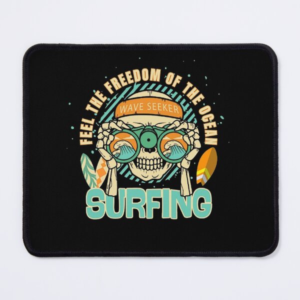 Item preview, Surfing Skeleton Wave Seeker – Feel the Freedom of the Ocean Vintage Design designed and sold by MR-GOLDEN.