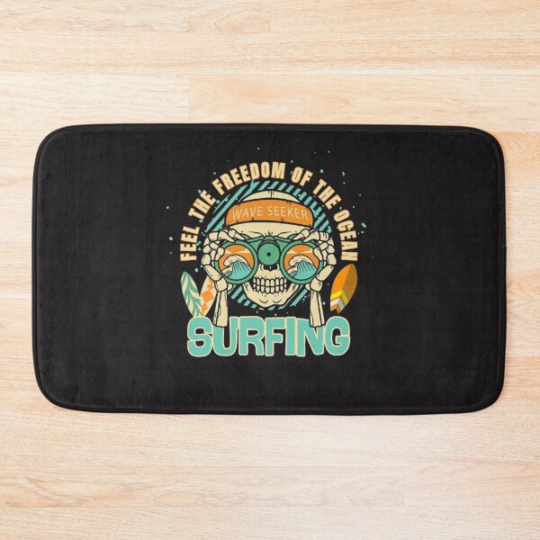 Item preview, Surfing Skeleton Wave Seeker – Feel the Freedom of the Ocean Vintage Design designed and sold by MR-GOLDEN.