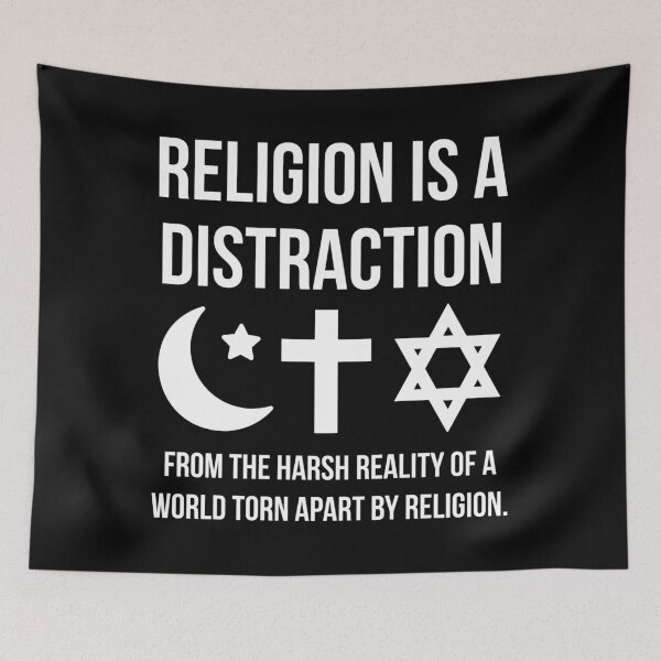 Item preview, Religion is a distraction designed and sold by Rachel the Artist .