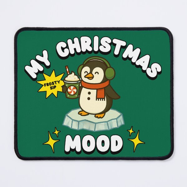 Item preview, My Christmas Mood - Penguin designed and sold by Des1gn4fun.