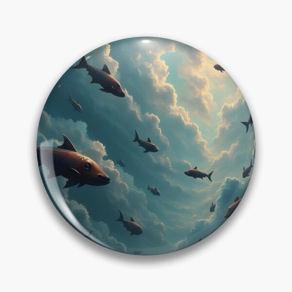 Item preview, Skyward Swim: The Flight of the Fishes designed and sold by oanaunciuleanu.