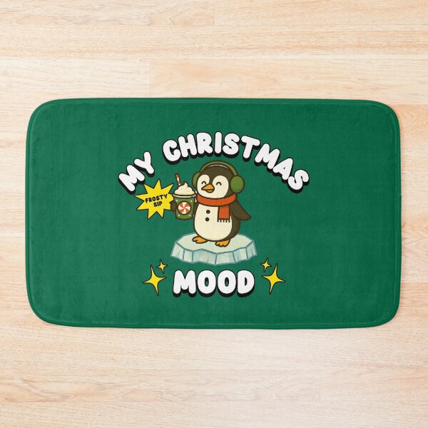 Item preview, My Christmas Mood - Penguin designed and sold by Des1gn4fun.