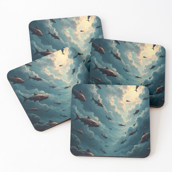 Item preview, Skyward Swim: The Flight of the Fishes designed and sold by oanaunciuleanu.