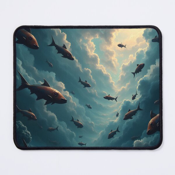 Item preview, Skyward Swim: The Flight of the Fishes designed and sold by oanaunciuleanu.
