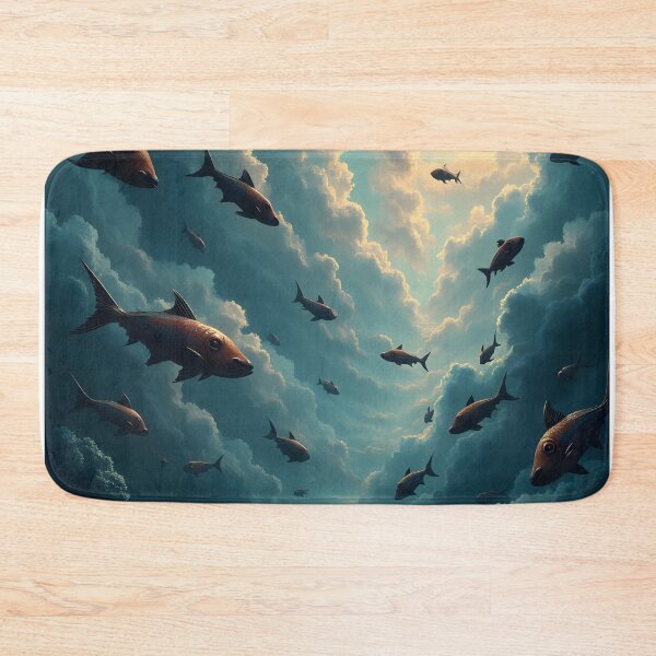 Item preview, Skyward Swim: The Flight of the Fishes designed and sold by oanaunciuleanu.
