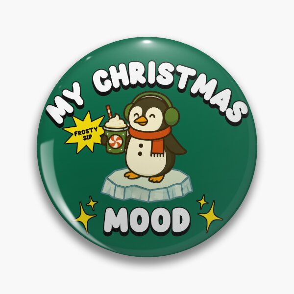 Item preview, My Christmas Mood - Penguin designed and sold by Des1gn4fun.