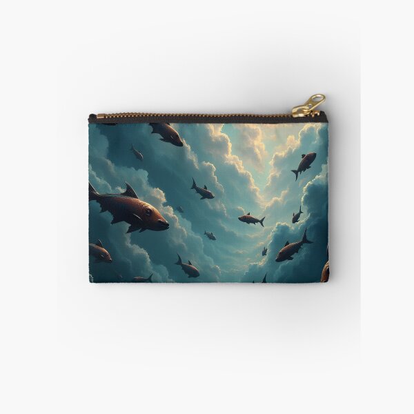Item preview, Skyward Swim: The Flight of the Fishes designed and sold by oanaunciuleanu.