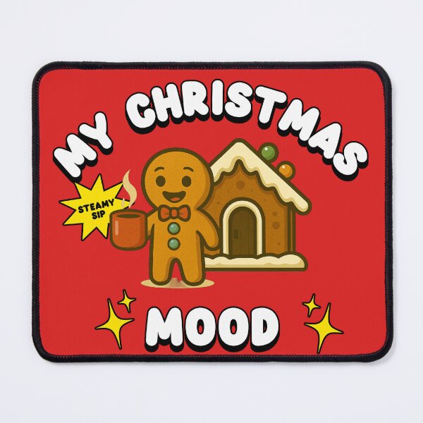 Item preview, My Christmas Mood -Gingerbread Man designed and sold by Des1gn4fun.