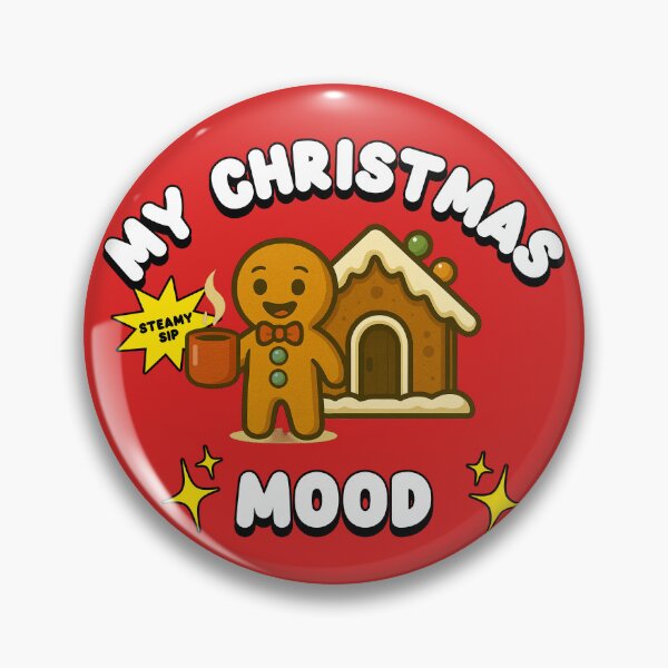 Item preview, My Christmas Mood -Gingerbread Man designed and sold by Des1gn4fun.