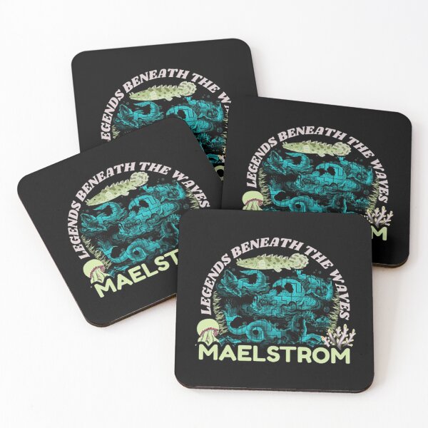 Item preview, Legends Beneath the Waves – Maelstrom Deep Sea Myth Design designed and sold by MR-GOLDEN.