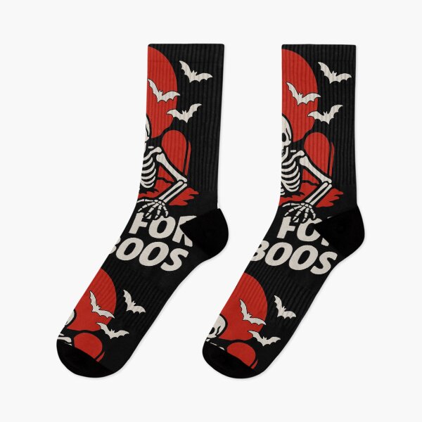 Item preview, Here For The Boos Funny Skeleton Halloween designed and sold by SnappyPNG.