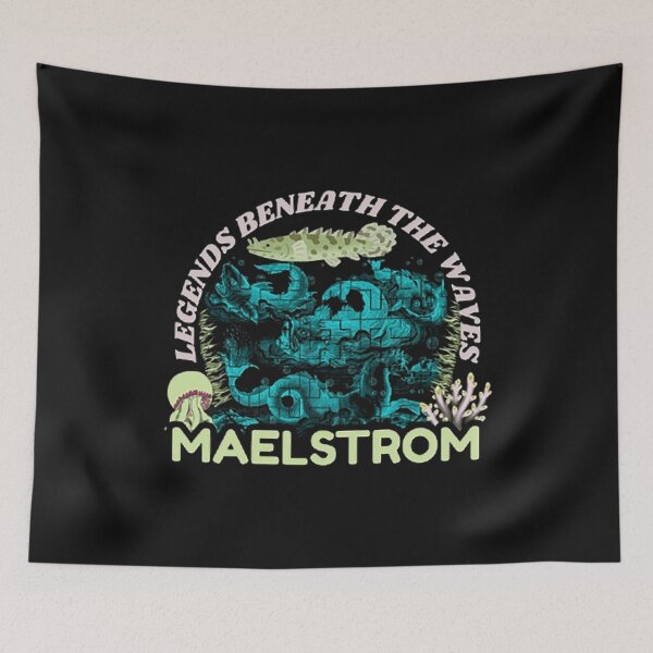 Item preview, Legends Beneath the Waves – Maelstrom Deep Sea Myth Design designed and sold by MR-GOLDEN.