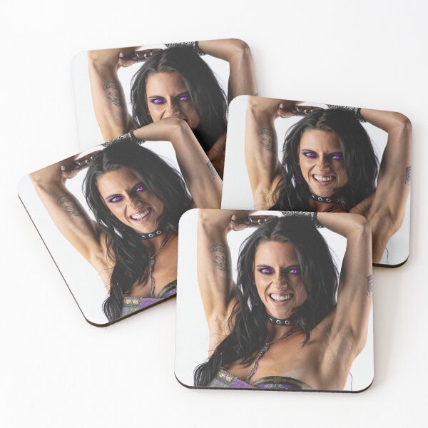 Item preview, Purple Eyed magical sorceress studio photo sexy grin and armpits  designed and sold by Vintage Designs +.