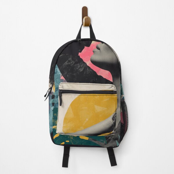 Item preview, Bold Afro Portrait – Modern Tropical Pop Art Collage designed and sold by Moss and Moon Studio.