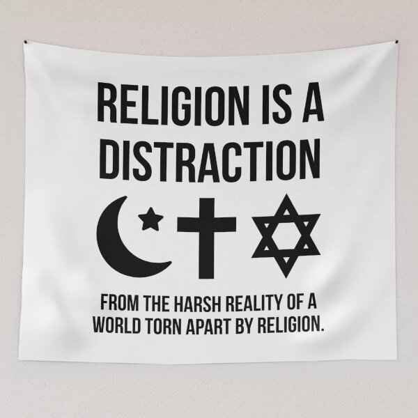 Item preview, Religion is a distraction designed and sold by Rachel the Artist .