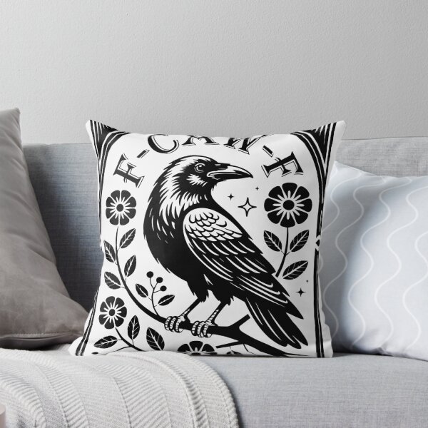 Item preview, Funny Raven F-Caw-F designed and sold by AnsadoWinu.
