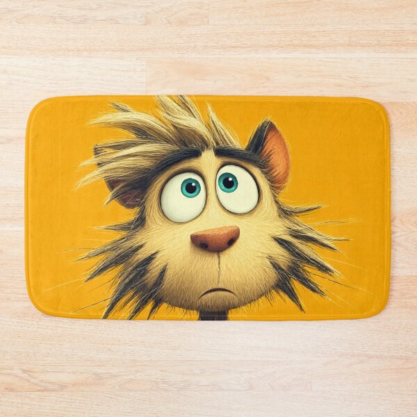 Item preview, Adorable Sad Cartoon Cat with Big Eyes designed and sold by Moss and Moon Studio.