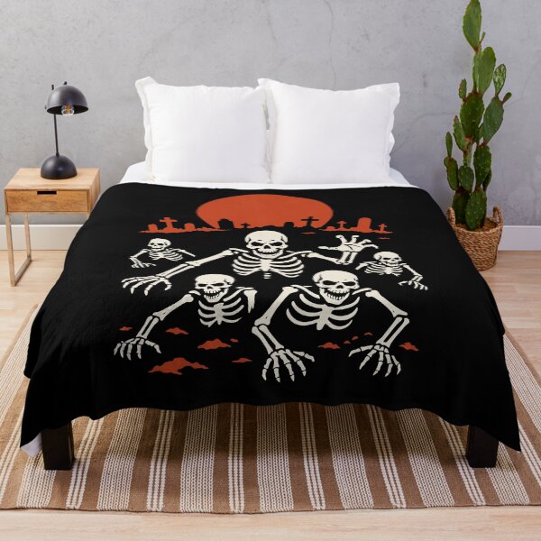 Item preview, Spooky Skeleton Squad Halloween Design designed and sold by SnappyPNG.