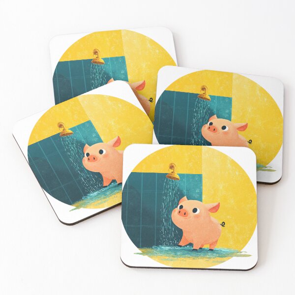 Item preview, Squeaky Clean Piglet Bliss designed and sold by ForeverPrintsOK.