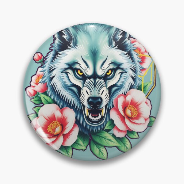 Artikelvorschau, Wildes Pastell-Wolfsgesicht – Wilde Kraft in sanften Farben entworfen und verkauft von Naturalite19.