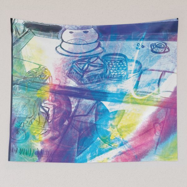 Item preview, Tie Dye Coffee Table designed and sold by Imanohua .