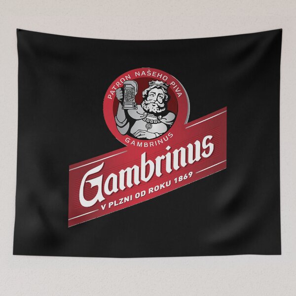 Item preview, Gambrinus Wood Original Beer Logo Dibujos Logo designed and sold by IsabeConner.