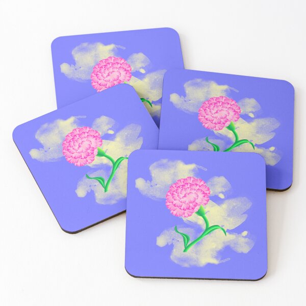 Item preview, Pink Carnation Botanical Flower Illustration – Floral Art for Stickers, Apparel & Wall Decor designed and sold by LightWhispers.