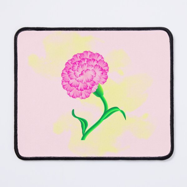 Item preview, Pink Carnation Botanical Flower Illustration – Floral Art for Stickers, Apparel & Wall Decor designed and sold by LightWhispers.