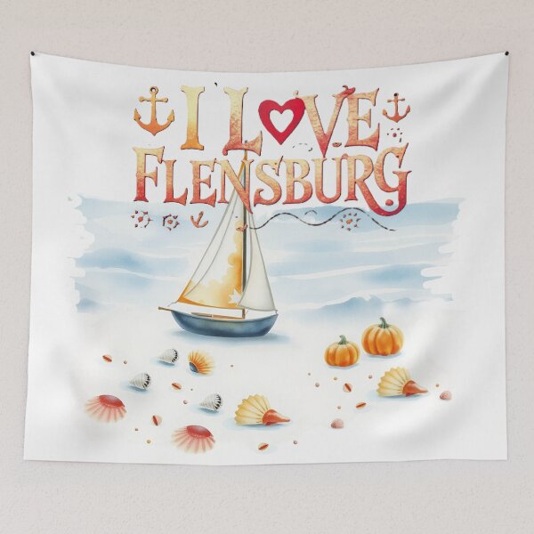 Item preview, I Love Flensburg – Halloween designed and sold by Khala.