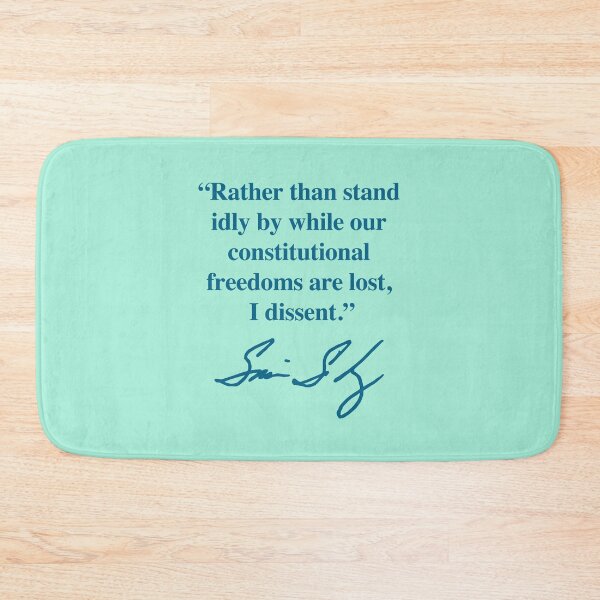 Item preview, I dissent - Sonia Sotomayor (blue green signature) designed and sold by Thelittlelord.