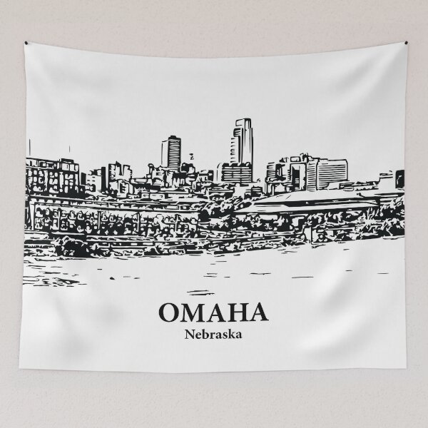 Artikelvorschau, Omaha - Nebraska entworfen und verkauft von Lakeric Cityscapes.