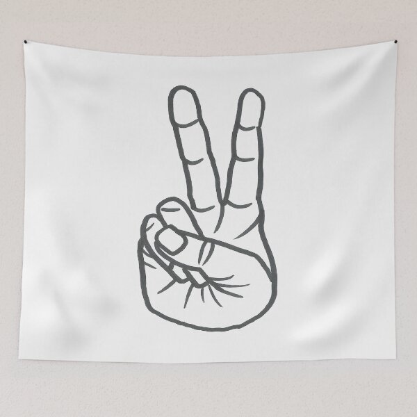 Item preview, Peace Sign Emoji designed and sold by Nalinne Jones.