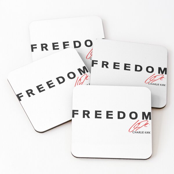 Item preview, Freedom Charlie Kirk 1993-2025 Red Signature Tribute designed and sold by JeyVel.