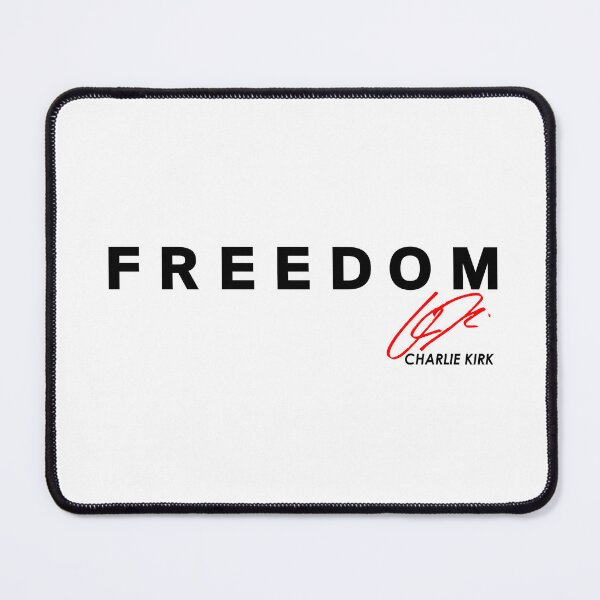 Item preview, Freedom Charlie Kirk 1993-2025 Red Signature Tribute designed and sold by JeyVel.