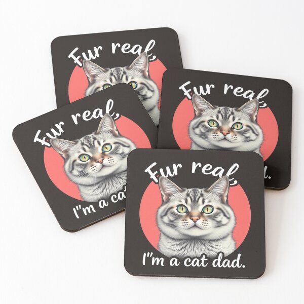 Item preview, Fur real, I’m a cat dad designed and sold by SSMC DREAM DESIGN.