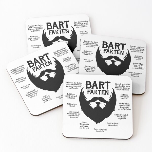 Item preview, Beard Facts / Beard Facts German (black) designed and sold by hard2wear.