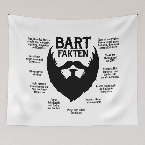 Item preview, Beard Facts / Beard Facts German (black) designed and sold by hard2wear.