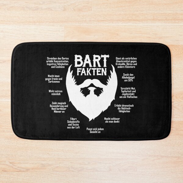 Item preview, Beard Facts / Beard Facts German (white) designed and sold by hard2wear.