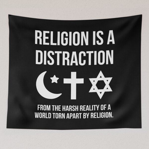 Item preview, Religion is a distraction designed and sold by Rachel the Artist .