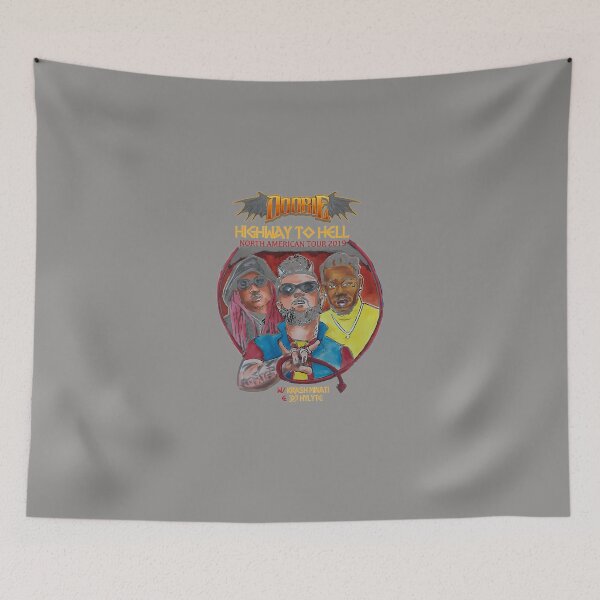 Item preview, DOOBIE-HIGHWAY-TO-HELL-TOUR-SHIRT designed and sold by posyshinne.