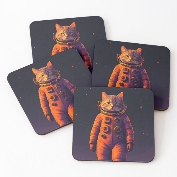 Item preview, Copy of Space Cat lives hard on the edge designed and sold by she-devil-shirt.