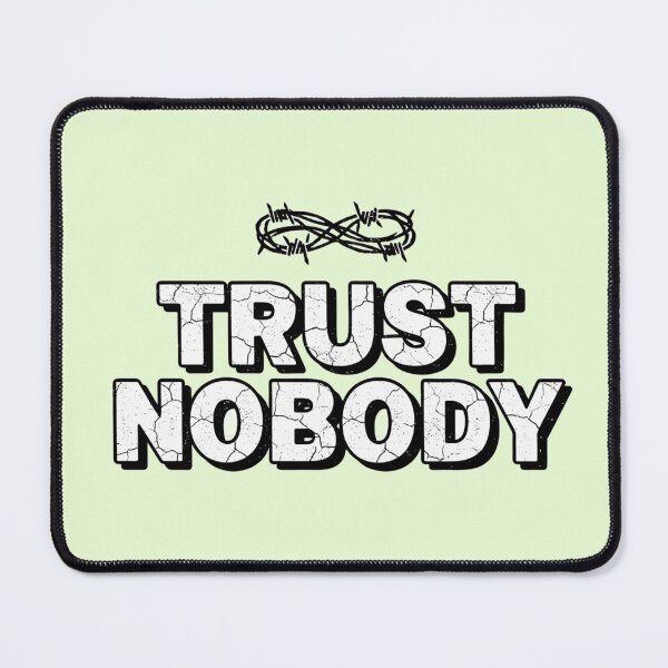 Item preview, Trust Nobody | Grunge Streetwear Distressed Typography designed and sold by Aura Supply.