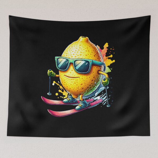 Item preview, Lemon rides on a ski designed and sold by ReneMM.