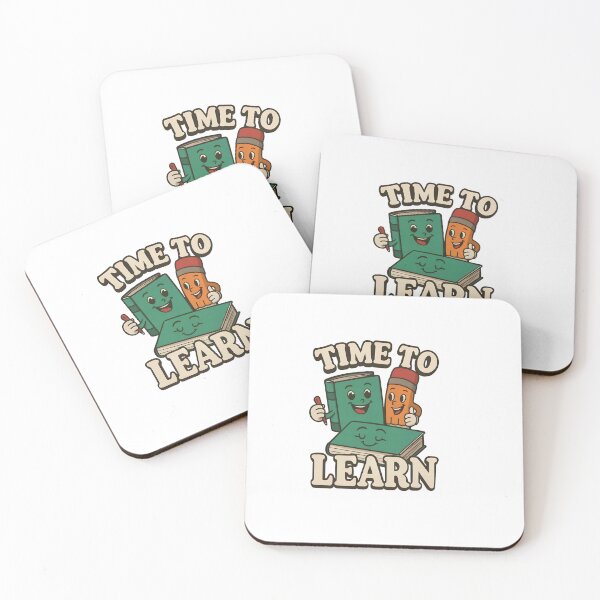 Item preview, Time to Learn – Fun Cartoon School Supplies Design designed and sold by Jack’s Shirts Craft.