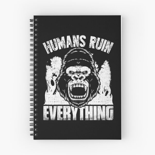 Item preview, Earth Gorilla Protest Distressed White designed and sold by LarkDesigns.